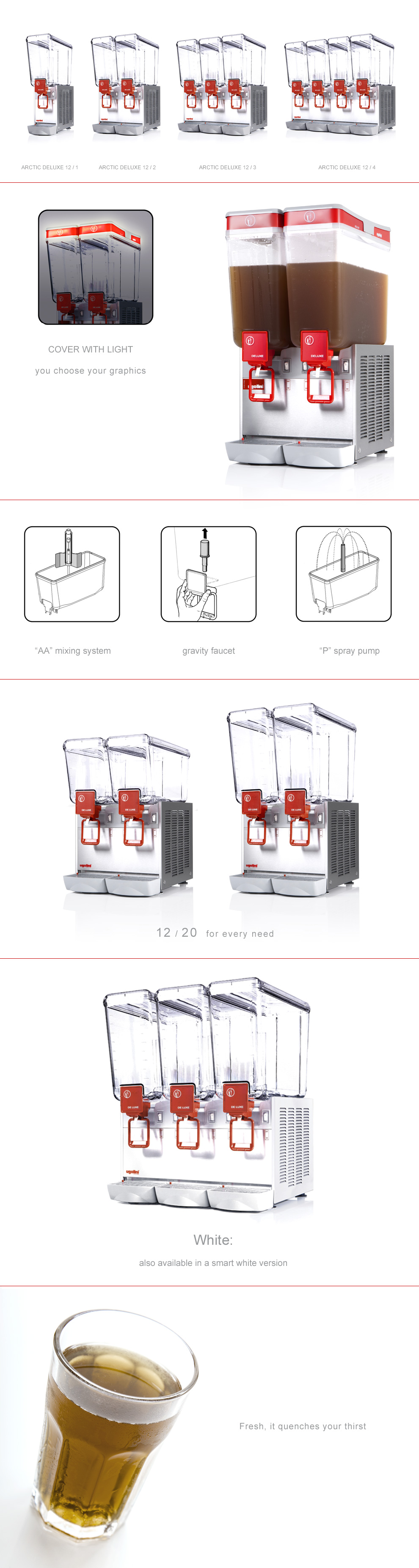 Ugolini Arctic Deluxe Getränkedispenser