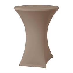 Tischhusse für Stehtische Samba D2 taupe 85cm