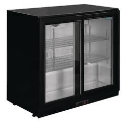 Polar Serie G Barkühlschrank mit 2 Schiebetüren 208L