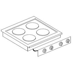 CombiSteel Elektroherd 4 Pl.