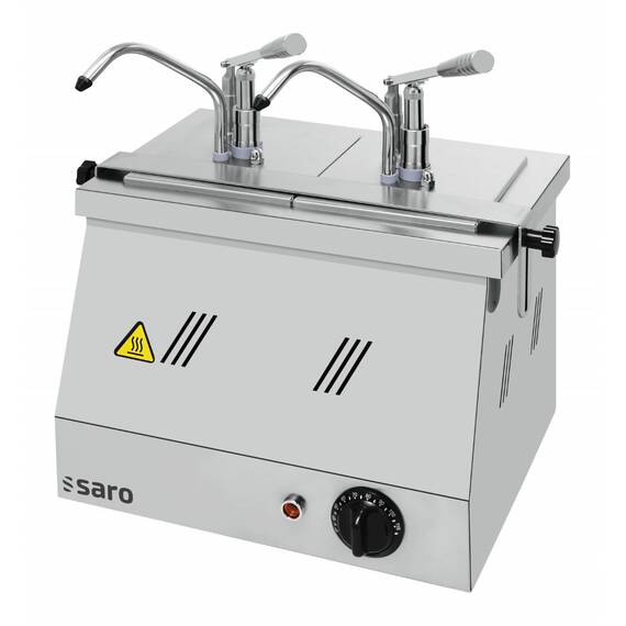 SARO Bainmarie 2X1/6 GN 200 mit Dispenser BM-0216