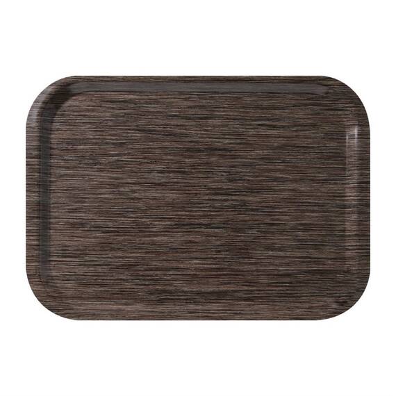 Roltex Melamin Fast-Food-Tablett Wenge 37,5 x 26,5cm