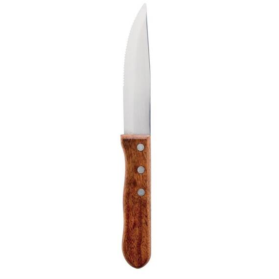 Olympia Jumbo Steakmesser mit Holzgriff 12,5cm