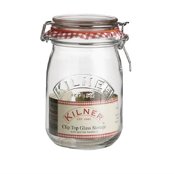 Kilner Weckglas mit Bügelverschluss 1 Liter