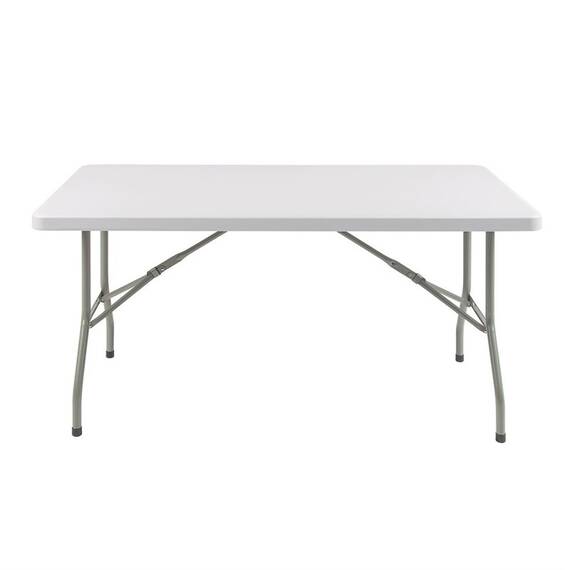 Bolero rechteckiger Klapptisch weiß 152cm