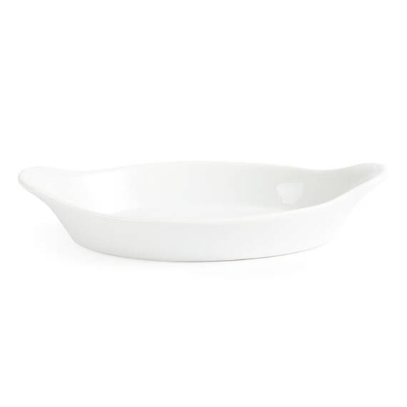 Olympia Whiteware ovale Gratinschalen weiß 29 x 16,6cm