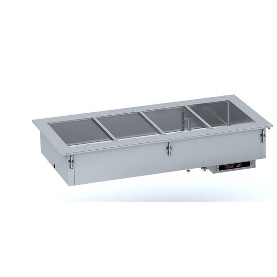 CombiSteel Einbau Bain-marie 4/1 - Manuelle Wasserbefüllung