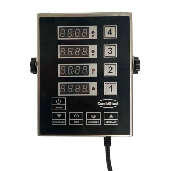 CombiSteel Digitaler Küchentimer 4 Kanäle Dkt-4