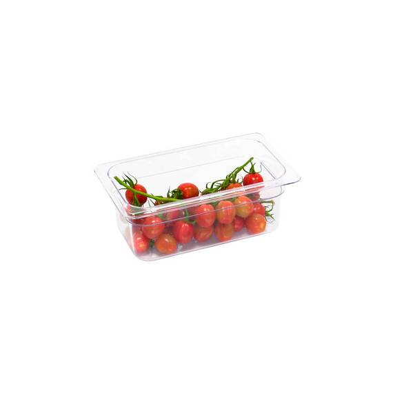 Stalgast Gastronormbehälter, Serie STANDARD, Polycarbonat, 1/4 (150 mm)