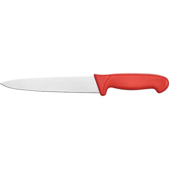 Küchenmesser Premium, HACCP, Griff rot, Edelstahlklinge 18 cm