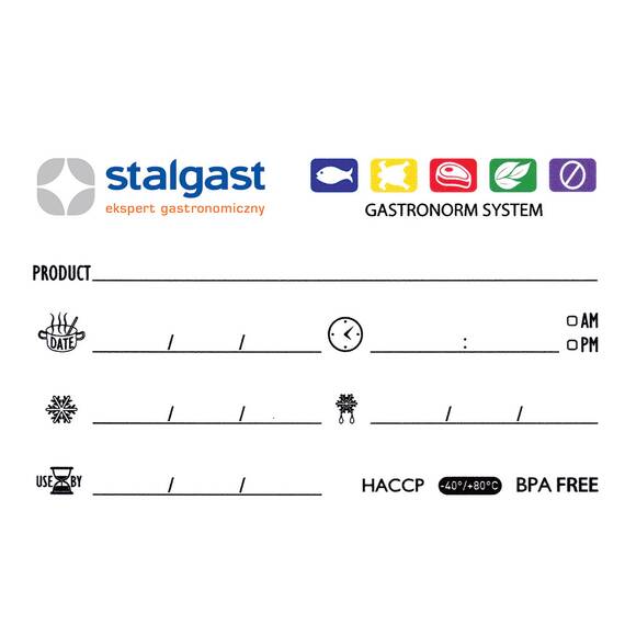 Stalgast GN-Behälter Premium, Polypropylen, GN 1/3 (100 mm)